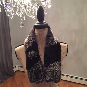 Genuine Rabbit Fur Scarf